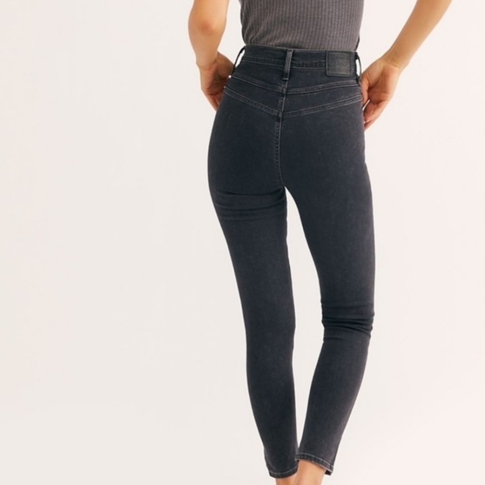 Levi and Free People Mile High Skinny Ankle Booty Jean Aces High 27